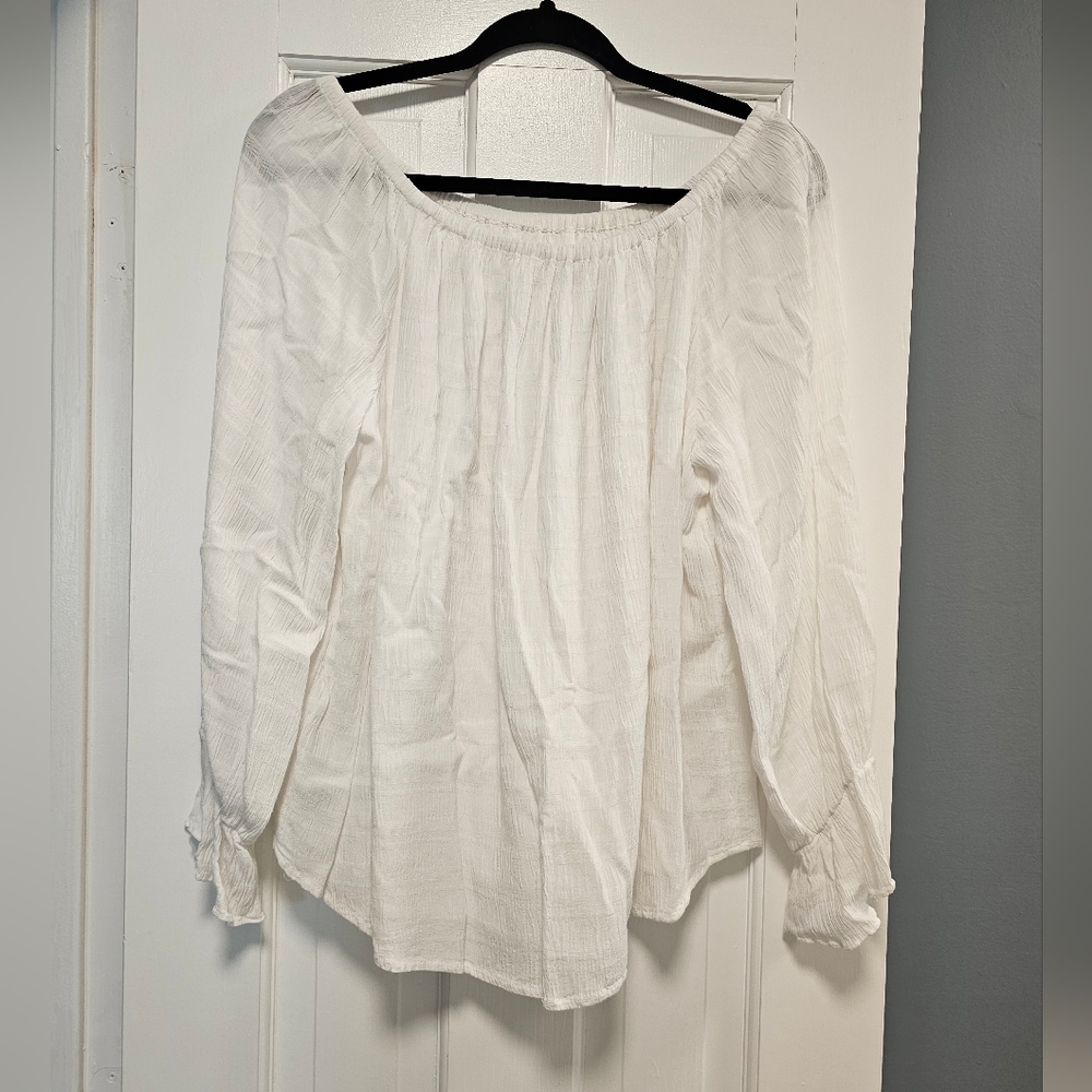 LOFT peasant top
